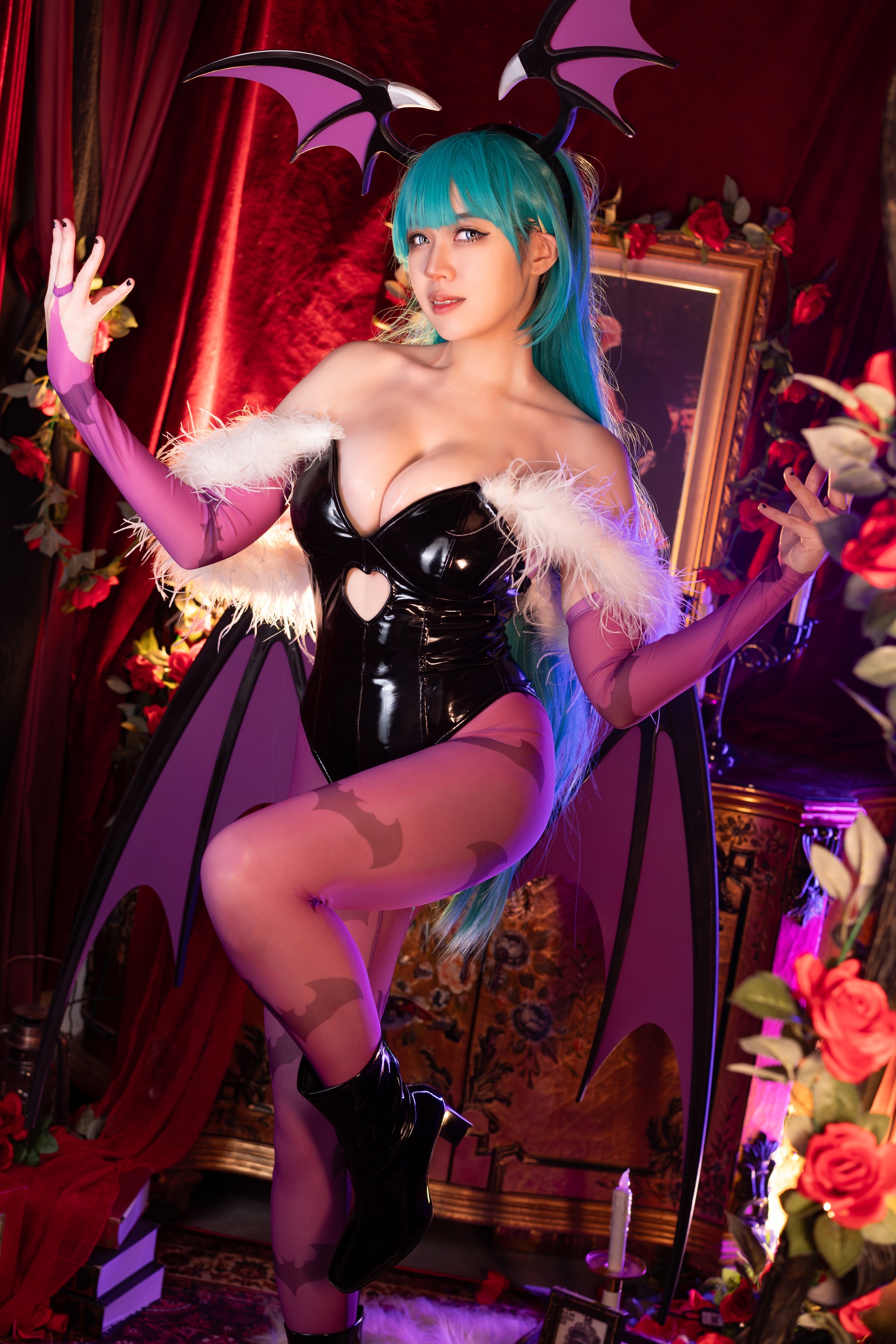 Hatori Sama - NO.046 (奈奈紀) Morrigan Darkstalkers [39P1V]-XikXak